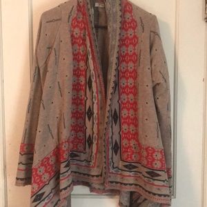 Freeway southwest style cardigan